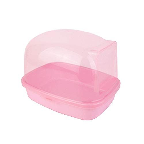 Hamster Dust Bath House, Contenedor De Baño De Arena De Plástico Con Cuchara Hamster Sandbox Guantes Protectores Para Pequeños Animales Chinchilla Osos Dorados Oso Negro Hamsters Ratón De Jerbo