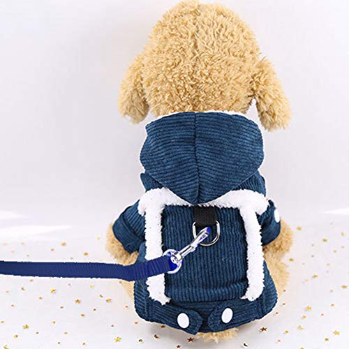 Handfly Chaqueta para Perros con Anillo en D para Perros pequeños y medianos Abrigo para Perros de Invierno Abrigo Chihuahua Ropa Chihuahua Chaqueta Dachshund Abrigo Jack Russel Ropa Yorkie