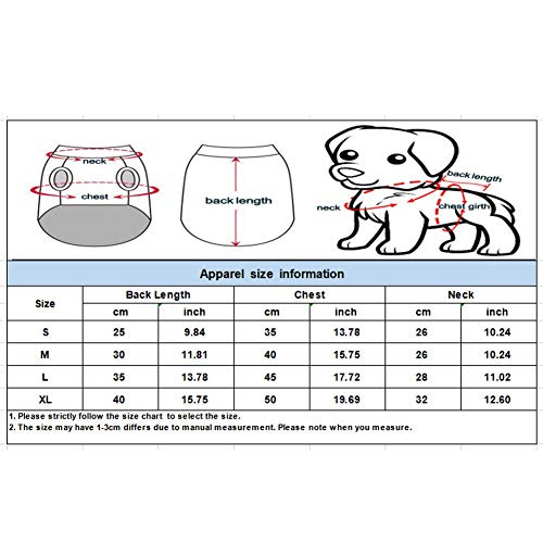 Handfly Ropa para Perros Chaleco para Perros Ropa para Cachorros Disfraces de Verano Traje pequeño Camisetas de Perro Ropa de Verano para Perros Cachorros Camiseta para Perros