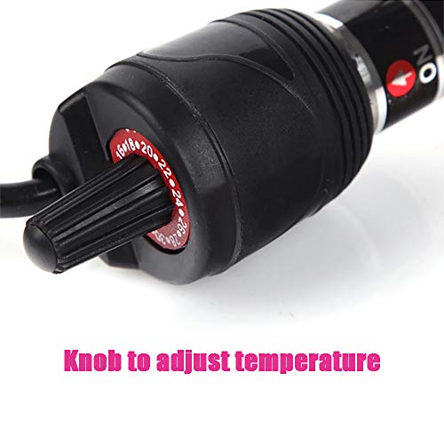 He-art 63 ℉ - 95 ℉ Termostato Tanque de Peces Acuario de Invierno Temperatura automática Regulador de Temperatura de Estanque de Peces Ajustable 50W - 500W Adecuado para tamaño pequeño y Grande,100