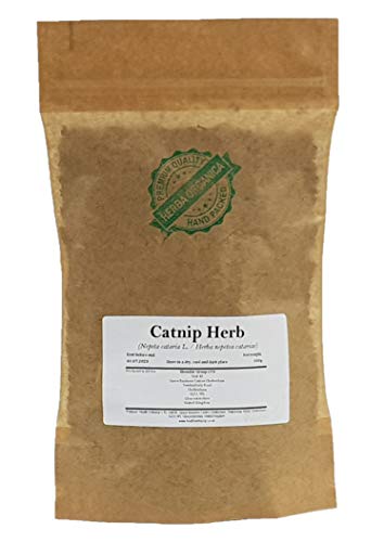 Hierba Gatera/Nepeta Cataria L/Catnip Herb # Herba Organica # Hierba De Los Gatos, Menta Gatuna (100g)