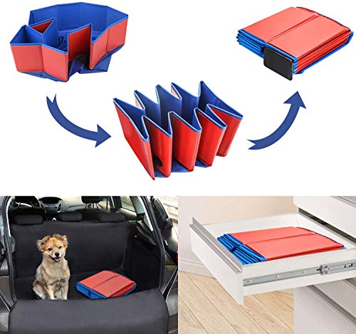 Hoom Piscina Plegable para Perros Gatos Bañera Portátil para Mascotas Plegable PVC Antideslizante y Resistente al Desgaste (80 * 20CM)