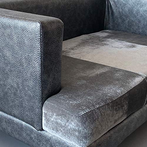 Hundesofa und Katzensofa Deluxe Sofá para Perros de diseño Elegante en Color Gris. Estructura de Marco de Madera Estable de 67 x 40 cm.