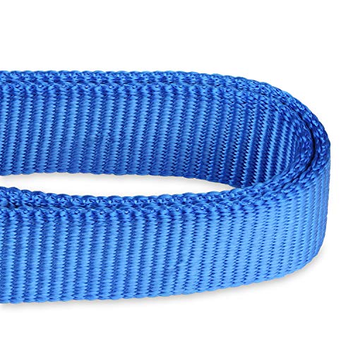 Hyhug Cuello de Perro Mediano para niños y niñas Martingale, Mediano y antifuga de Alta Resistencia: Entrenamiento para Caminar Uso Diario (Medio M, Azul Brillante)