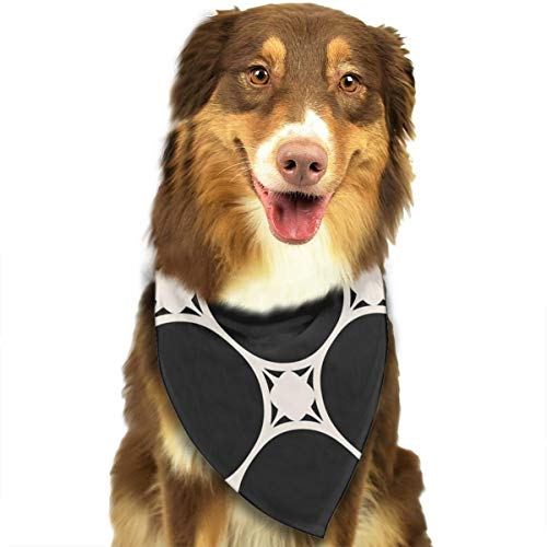 iuitt7rtree bufanda fina circular sin costuras patrón triángulo bufanda accesorios gatos perros mascotas