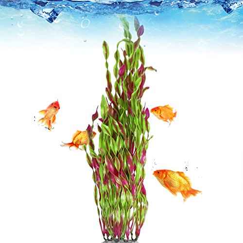 JDYW 52cm Plantas Artificiales Acuario Gran Planta Acuática De Plástico Fish Tank Decoraciones Ornamento 20.5 Pulgadas