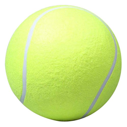 JUNERAIN - Pelota de Tenis Gigante para Perro, Cachorro, Pelota de Tenis, Juguete para Jugar