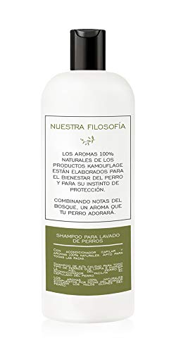 Kamouflage Champú para Perros y Acondicionador con Aromas 100% Naturales 1 Litro