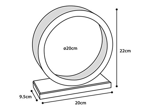 Karlie 84198 Bogie Wheel Rueda de Madera 20 cm, Wonderland, M