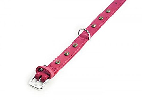 Karlie Flamingo 65089 Art Buffalo Deco Collar, 30 mm 55 cm L Red