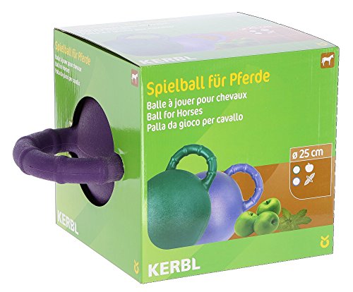 Kerbl Pelota para Caballos Horsen Around Lila con Sabor a Menta