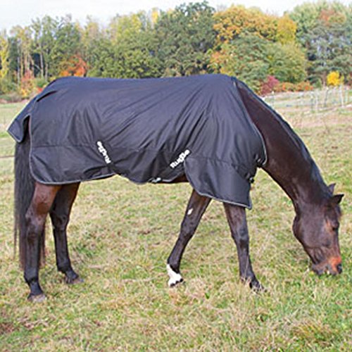 Kerbl RugBe 200 326128 Manta para Caballo, para Invierno, 135 cm, Color Negro