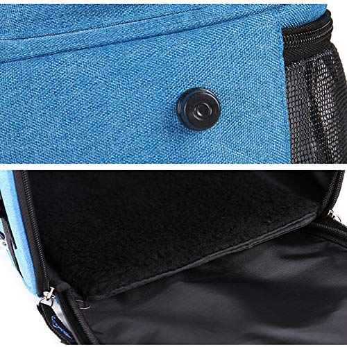 KSTORE Pet Bolsa de Transporte para un Transporte cómodo Cuadro de Perros y Gatos Suave Viaje taleguilla Viaje portadora aerolínea de Jaula,Rosado