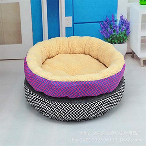 LAAT Camas para Perros Grandes, Cesta para Perro de Redonda, Portátil Plegable de Cama para Gato,L