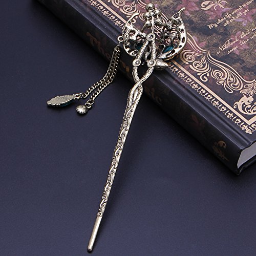 Lamdoo Varias Mujeres Bobby Pin Colorido Horquilla Rhinestone Hair Stick