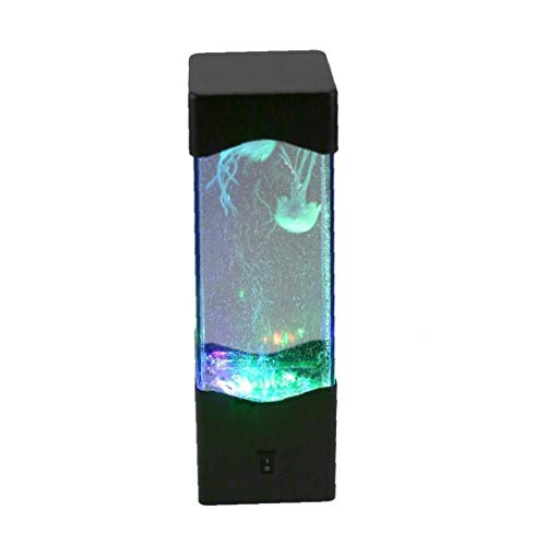 LED Light-Up Medusas Tanque de la lámpara Ligera del Humor Humor luz para Relax decoración del Acuario