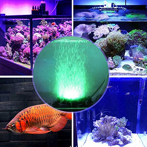 LED Sumergible Bubble Light Air Stone Light Stone Aquarium LED Stone Fish Tank LED Stone