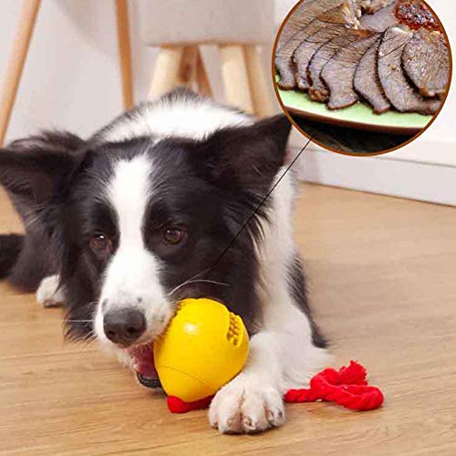 letaowl Pelota Perro Alimentador Regalo Entrenamiento Juguete Juego Interactivo Suministros para Mascotas Resistente A Las Mordeduras, con Una Higiene Dental Perro Jolly Ball Limpieza De Los Dientes