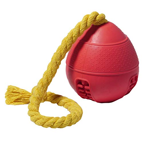 letaowl Pelota Perro Alimentador Regalo Entrenamiento Juguete Juego Interactivo Suministros para Mascotas Resistente A Las Mordeduras, con Una Higiene Dental Perro Jolly Ball Limpieza De Los Dientes