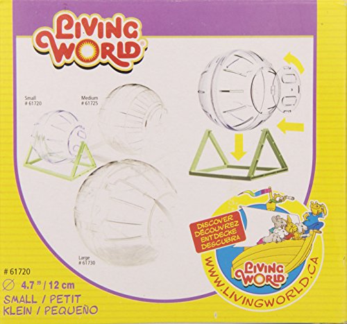 LIVING WORLD Bola de Ejercicio Base Pequeña para Hámster