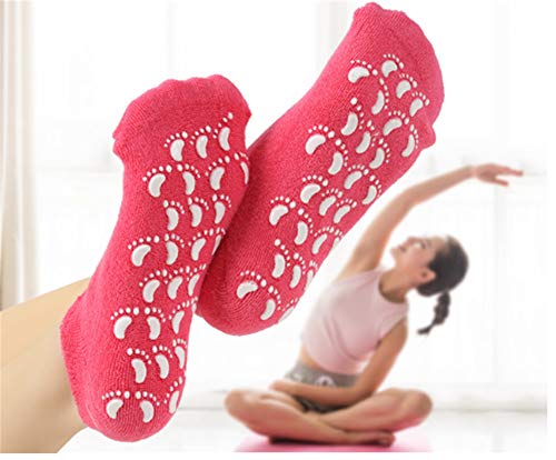 Luemdss Ballet Antideslizante De Moda Calcetines De Yoga Transpirables Simples Ballet De Mujernon-Slip Yoga Socks Professional Female Adult Gym Silicone Pilates