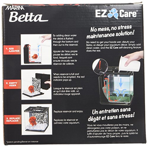 Marina EZ Care Betta Kit, Black with LED by Marina