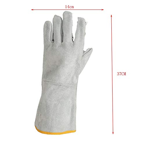 Mejor arañazos / Bite guantes protectores resistentes, manejo de animales, guantes de piensos for perros, arañazo de gato, pájaro Manipulación Guantes Falcon agarrar, reptil ardilla de mordedura de se