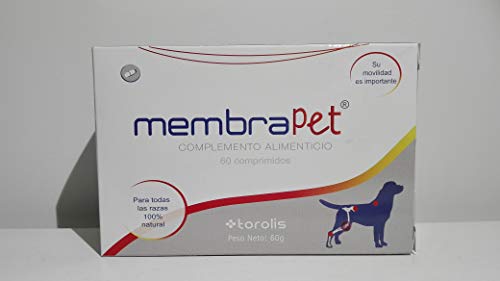 membrapet® Membrana de Huevo 100% con: COLÁGENO + ÁCIDO HIALURÓNICO + CONDROITINA + GLUCOSAMINA. para Combatir el Dolor y la rigidez Articular de tu Mascota