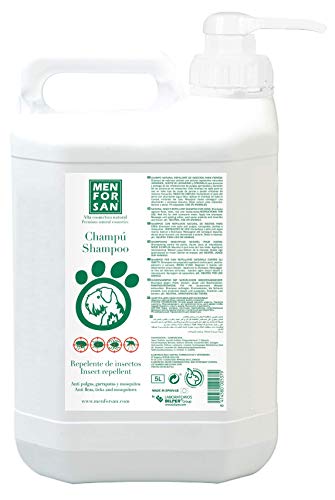 MENFORSAN Champú repelente Insectos con citronela Perros - 5 Litros