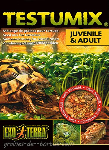 Mezcla de semillas para tortugas y reptiles:- Testumix, 75 gramos.