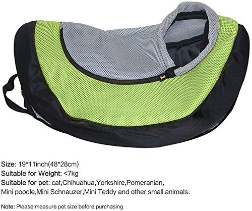 miwaimao - Bolsa de transporte para perros y gatos, con correa acolchada ajustable para el hombro, para viajes al aire libre