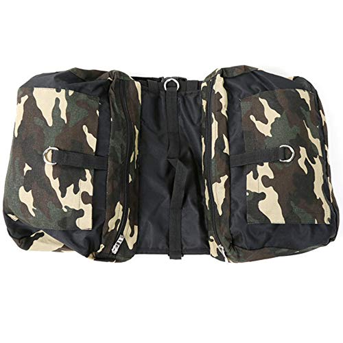 Mochila para Perros, Mascotas Ajustables Viaje al Aire Libre Sillín de Viaje Camuflaje Impermeable Tote Tote Senderismo Bolso portátil para Perros medianos Grandes,M