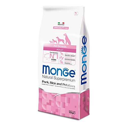 Monge All Breeds Adult - Maíz, arroz y Patata, 12 kg