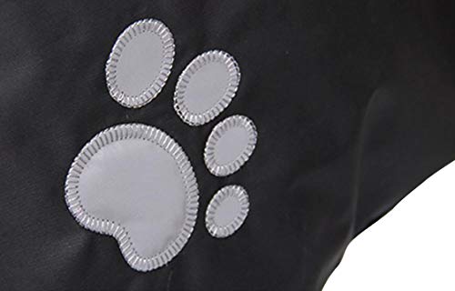 Morezi Abrigo Impermeable para Perro, Abrigo de Invierno para Perro con Forro Polar Acolchado, Ropa para Perro con Bandas Ajustables y cordón de Ajuste en Invierno