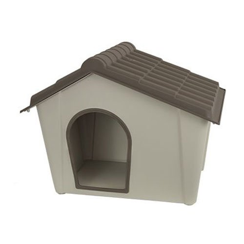 Mps 117055 - Caseta para Perro de Resina, Color Pardo y Beige, 57 x 39 x (Alto) 41 cm