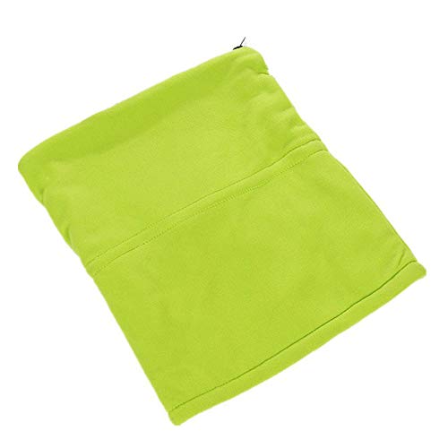 MRQXDP Mascota Gato Saco de Dormir Estera Suave para Nido de Gatito Lavable con Cremallera Color sólido Gatos Plegables cálidos Cama para Viajar fácil de Transportar 48x40m Verde