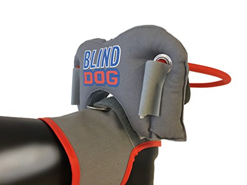 Muffin's Blind Dog Clubhouse Arnés con Anillo Que Protege a los Perros Ciegos, XS, Grey