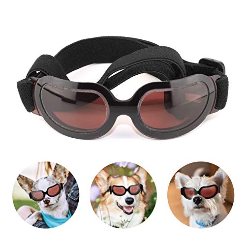 Namsan - Gafas de protección UV para perros, resistentes al agua y al viento, para perros pequeños y gatos