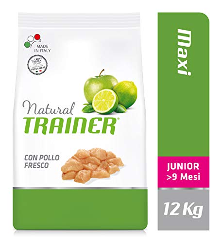 Natural Trainer pienso para perros Junior Maxi con pollo fresco