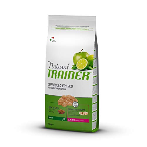 Natural Trainer pienso para perros Junior Maxi con pollo fresco