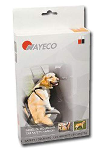 Nayeco ARNES DE Seguridad DE Perro para Coche 5-10 KG Talla S Color Negro (Talla XL + 24 KG)