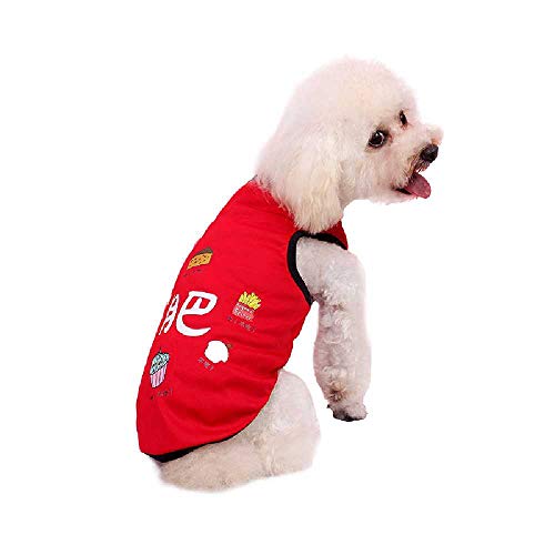 N/B Ropa De Perro Pequeño, Chaleco Delgado De Verano S./Come en él