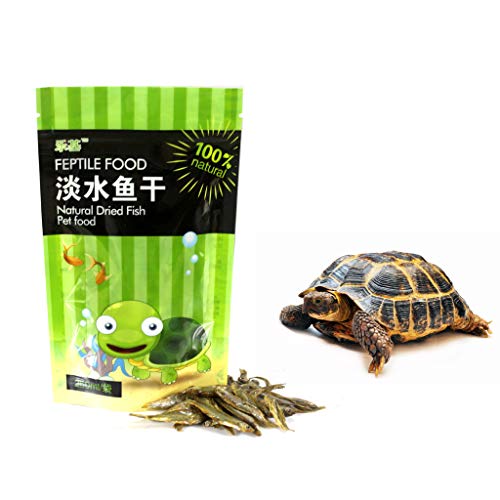 Ncbvixsw Nueva 250 ml/Bolsa de Pescado de Agua Dulce, Peces Secos Tortugas Tortugas brasileñas Tortugas alimento suplemento de Calcio para Mascotas