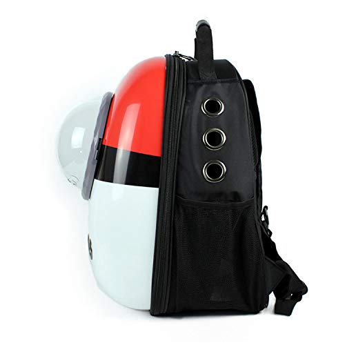 Newgreeny Space Pet Mochila Cat Space Bag out Mochila Portátil para Perros Mochila Pet Cat Bag Trompeta de PC Tricolor