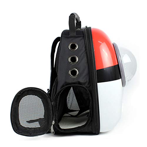 Newgreeny Space Pet Mochila Cat Space Bag out Mochila Portátil para Perros Mochila Pet Cat Bag Trompeta de PC Tricolor