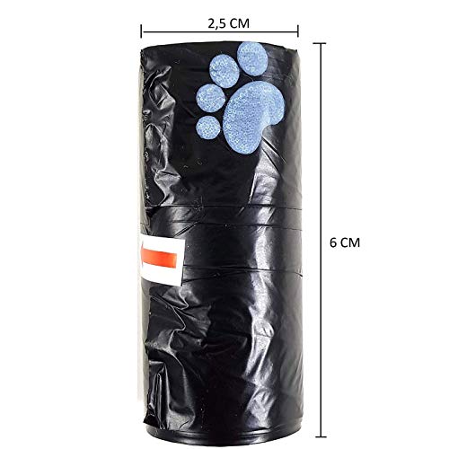 Nobal-Dog 540 Bolsas para excrementos Caca de Perro Gato Animales Mascotas 36 Rollos -19,5x30cm perfumadas y Estampadas [Fabricadas en España]