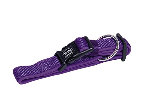 Nobby Classic Preno Collar de Perro, 40 – 55 cm/25 – 35 mm, Color Morado