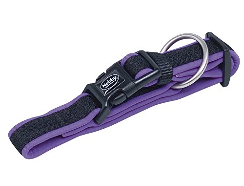 Nobby Preno Malla Collar de Perro, 40 – 55 cm/25 – 35 mm, Color Morado