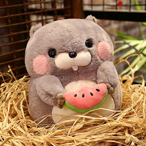 NUOBESTY Animales marmota de Dibujos Animados de Felpa Juguete de Peluche muñecos de Peluche de Felpa Juguete de Peluche para los niños de casa Sala de Estar Dormitorio Coche (25cm Gris)