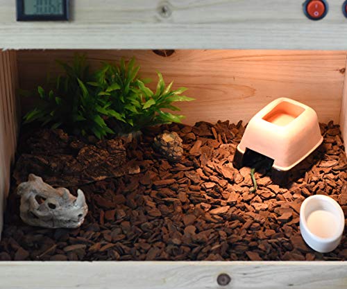 omem Reptiles guarida humidificación cueva con lavabo para Lagarto